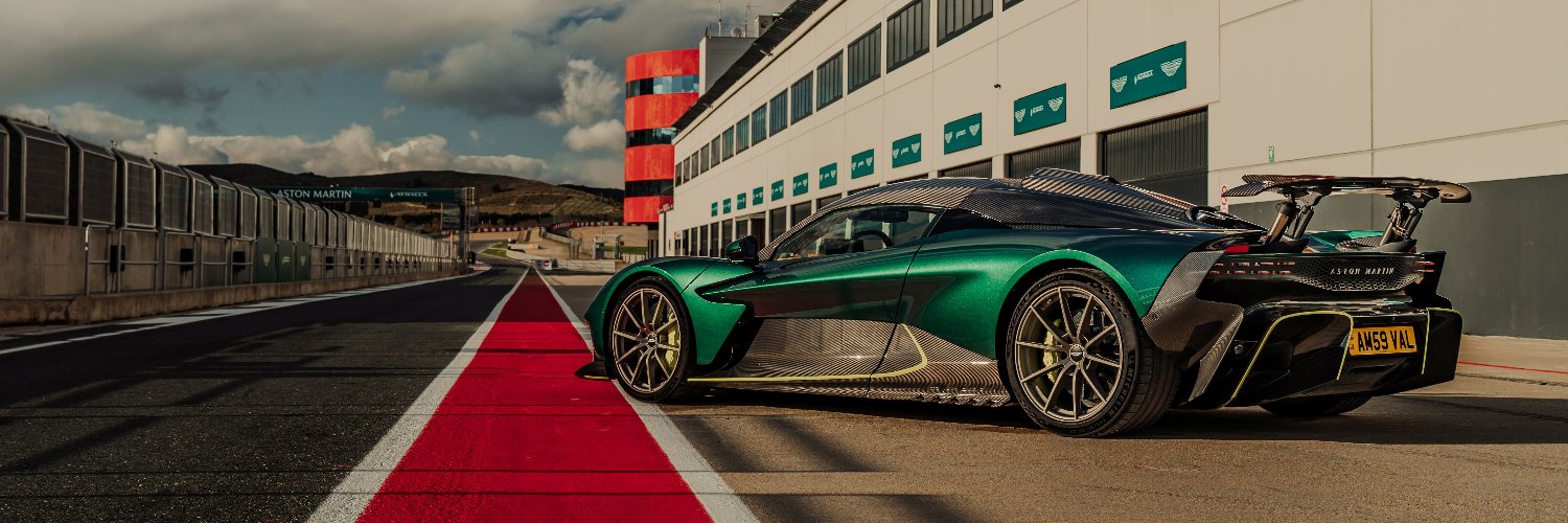 Aston Martin's banner