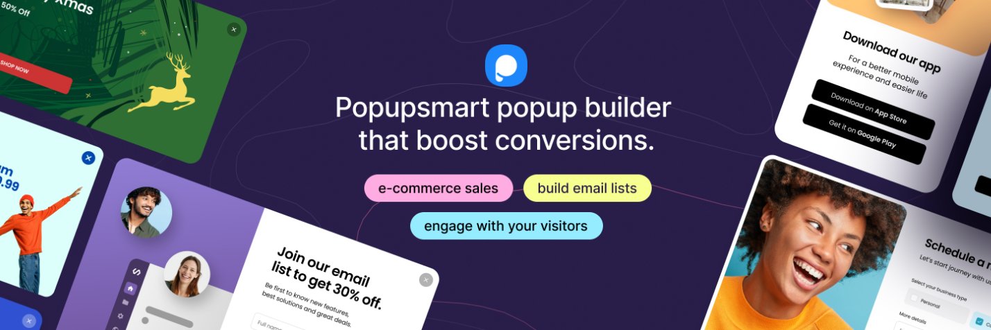Popupsmart's banner
