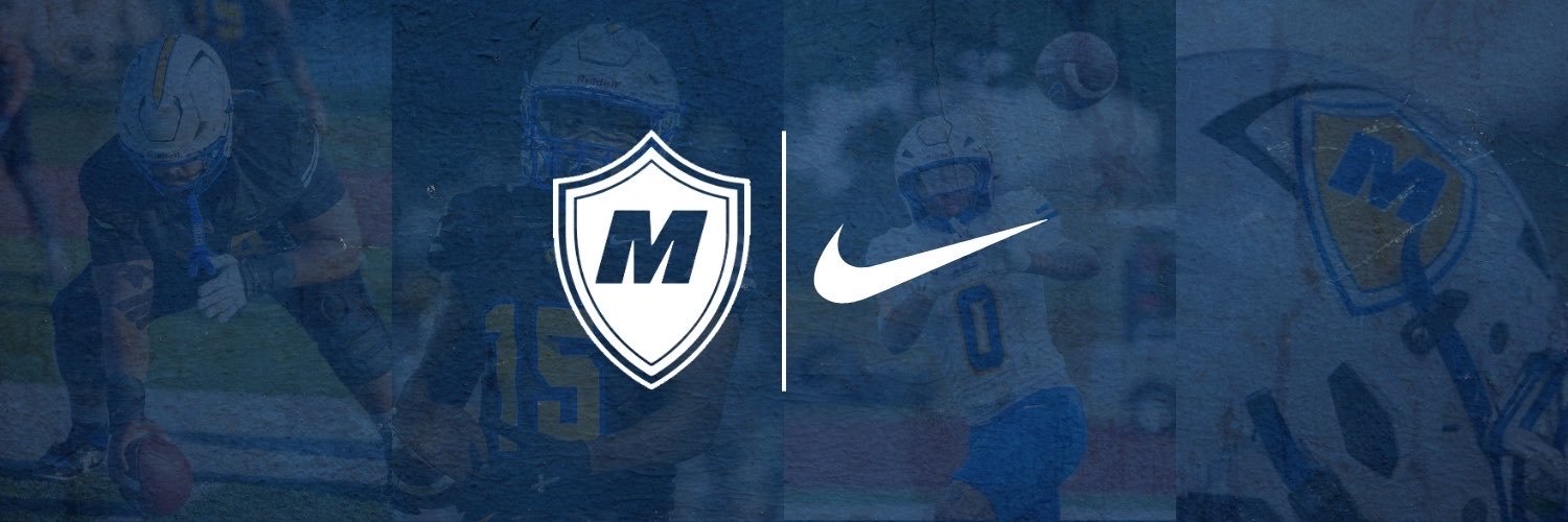 Madonna Football's banner