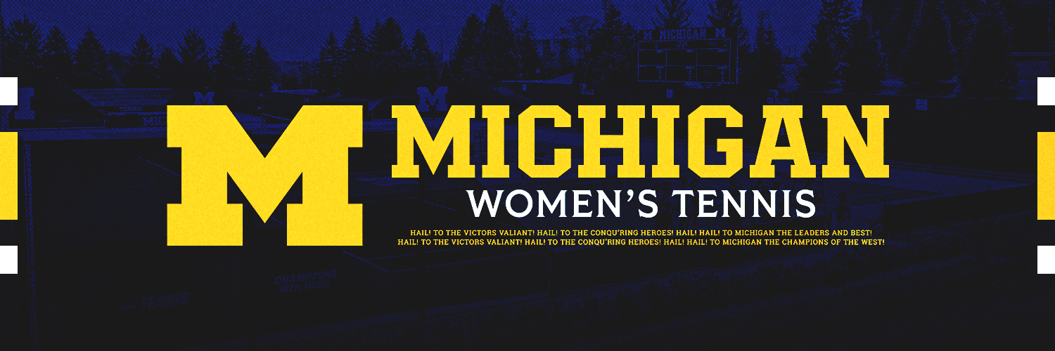 Michigan Women's Tennis's banner