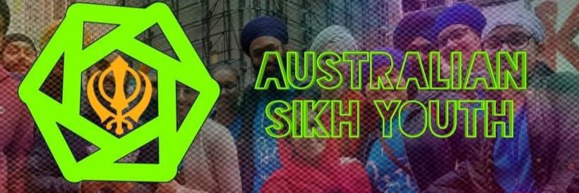 Australian Sikh Youth's banner