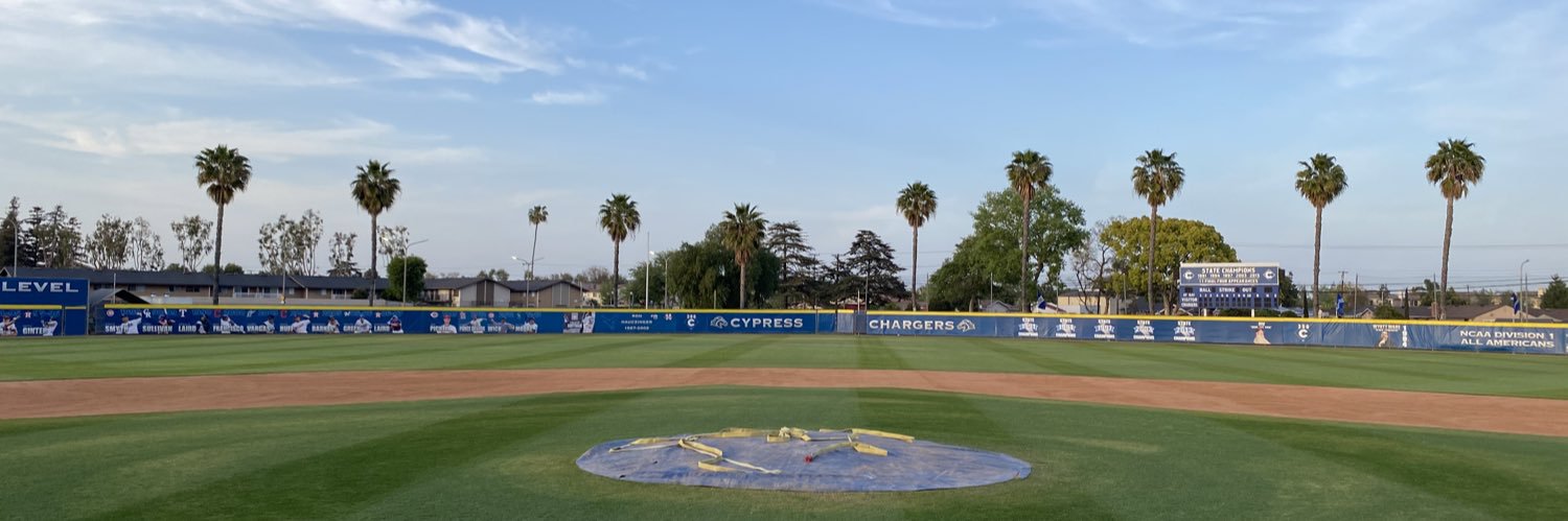 Cypress College Baseball's banner
