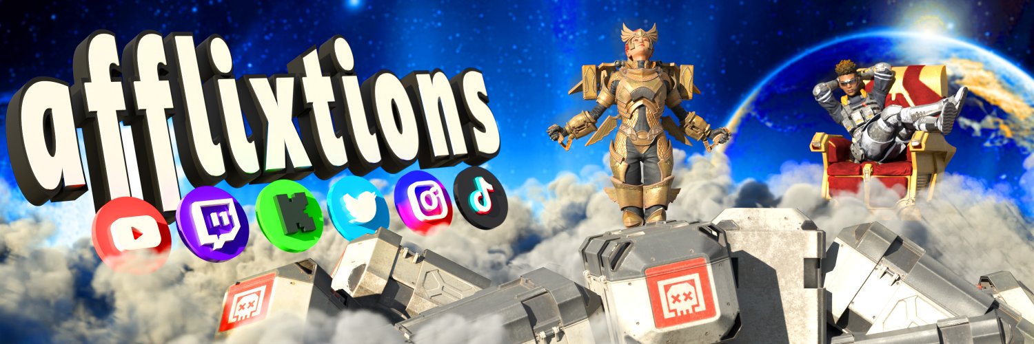 afflixtions | Twitch's banner