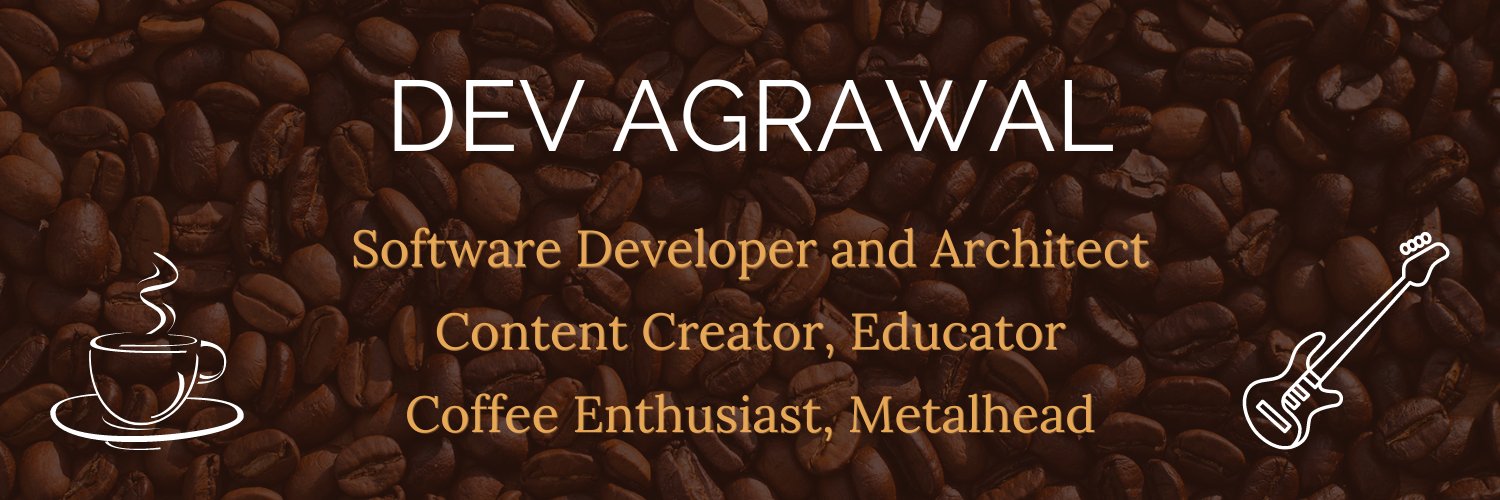 Dev Agrawal's banner