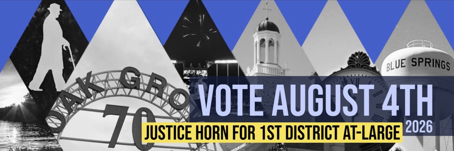 Justice Horn's banner