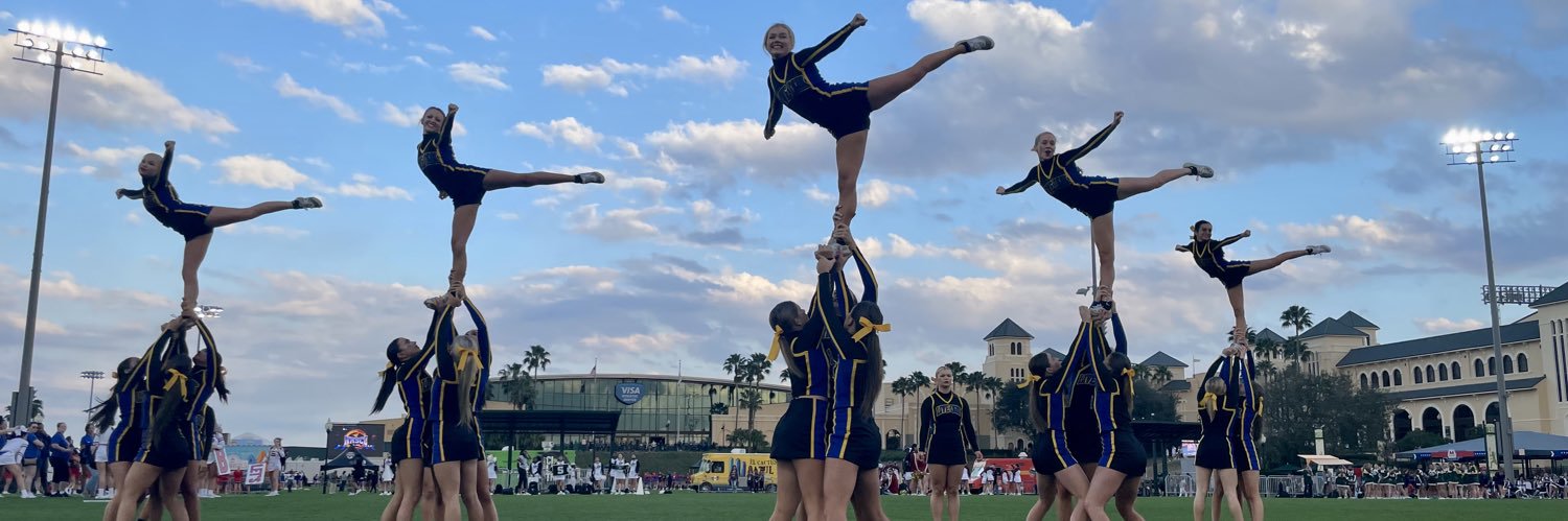 Live Oak High Cheer's banner