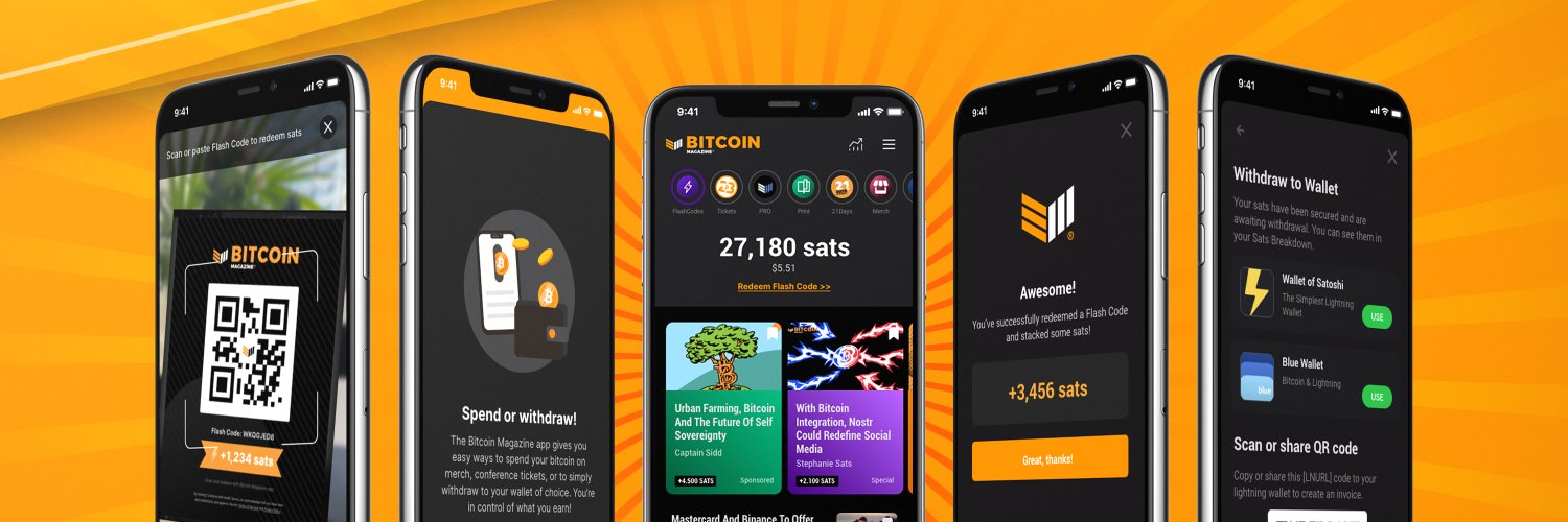 Bitcoin Magazine App's banner