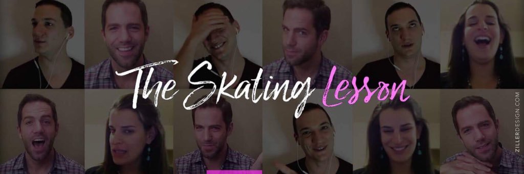 The Skating Lesson's banner