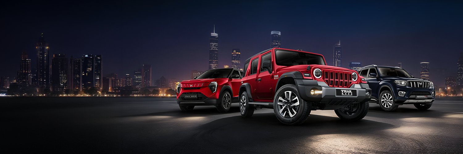Mahindra Automotive's banner