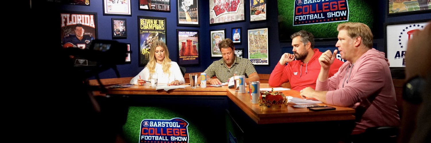 Barstool College Football Show's banner