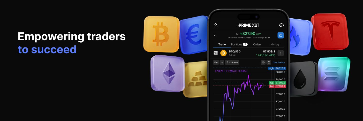 PrimeXBT's banner
