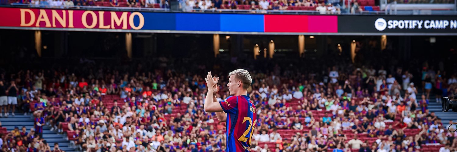 Dani Olmo's banner