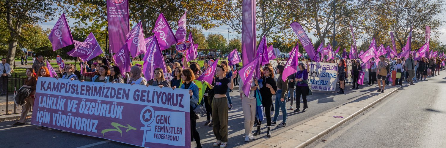 Genç Feministler Federasyonu's banner