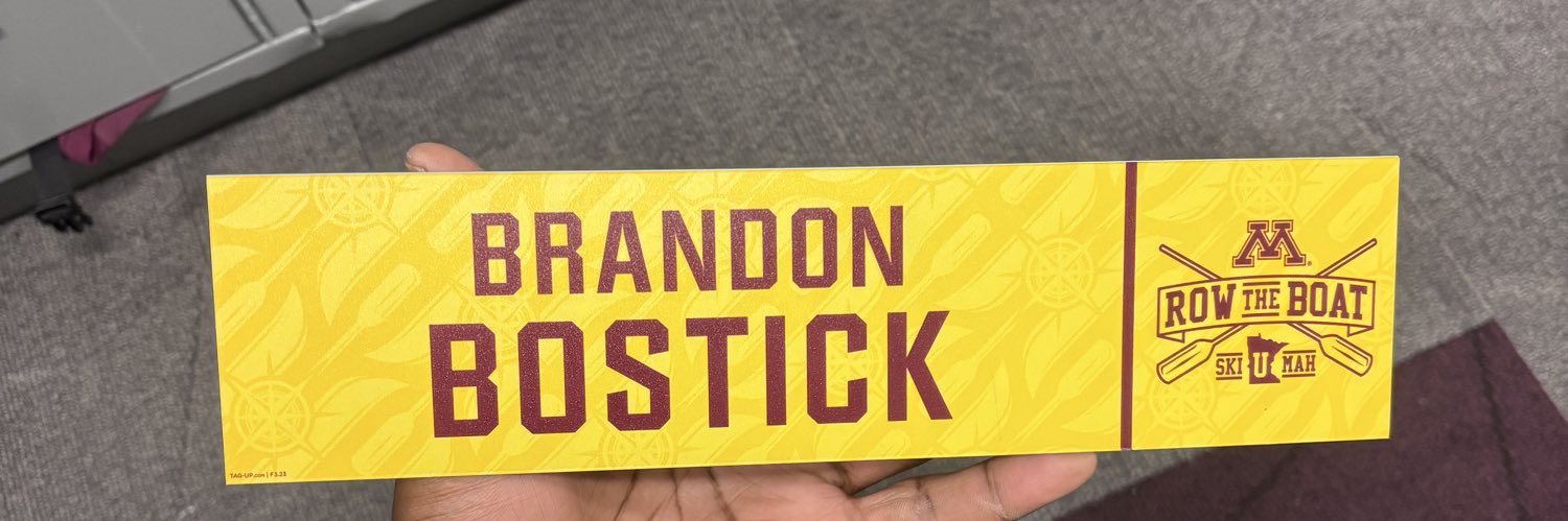 Brandon Bostick's banner