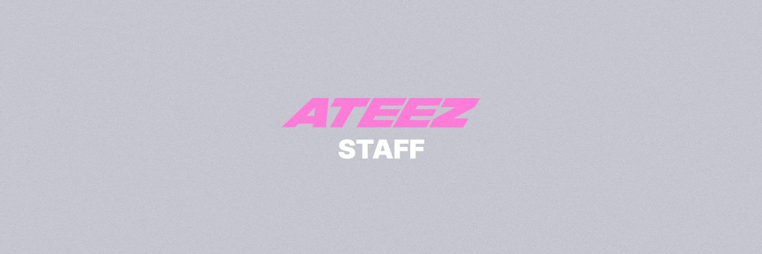 ATEEZ STAFF's banner