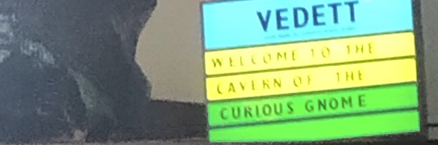 cavern of the curious gnome's banner