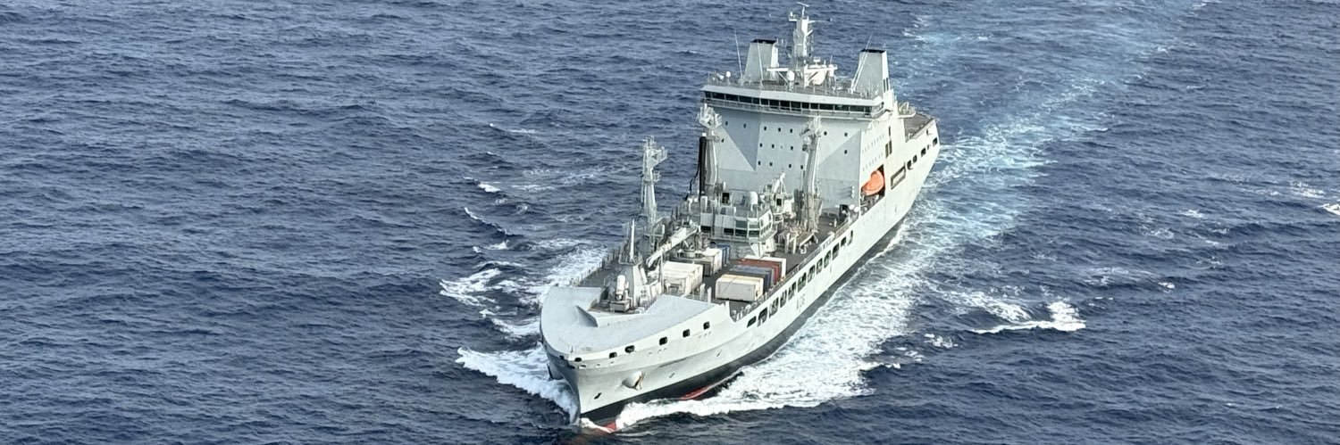 RFA Tidespring's banner