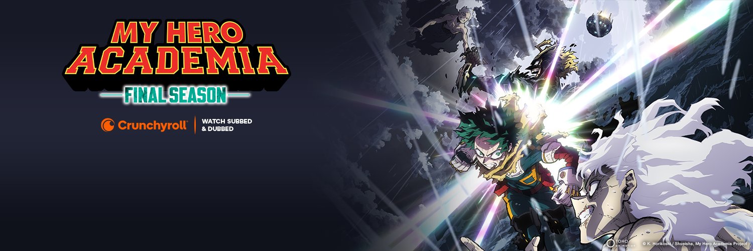 My Hero Academia's banner