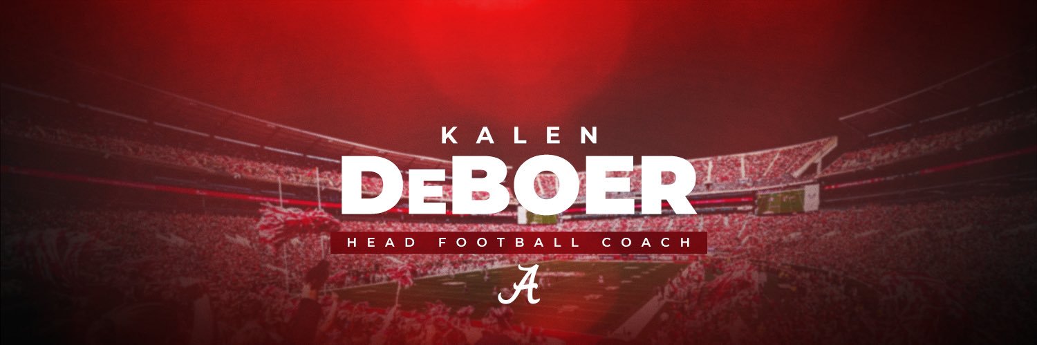 Kalen DeBoer's banner