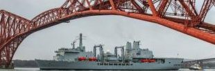 RFA Fort Victoria's banner