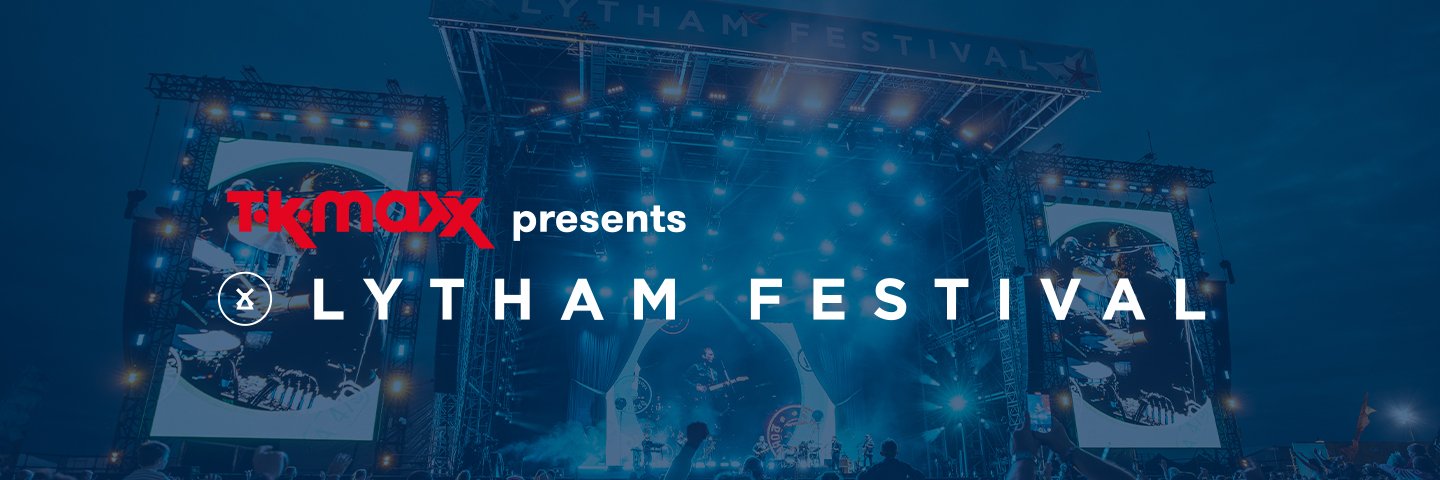 Lytham Festival's banner