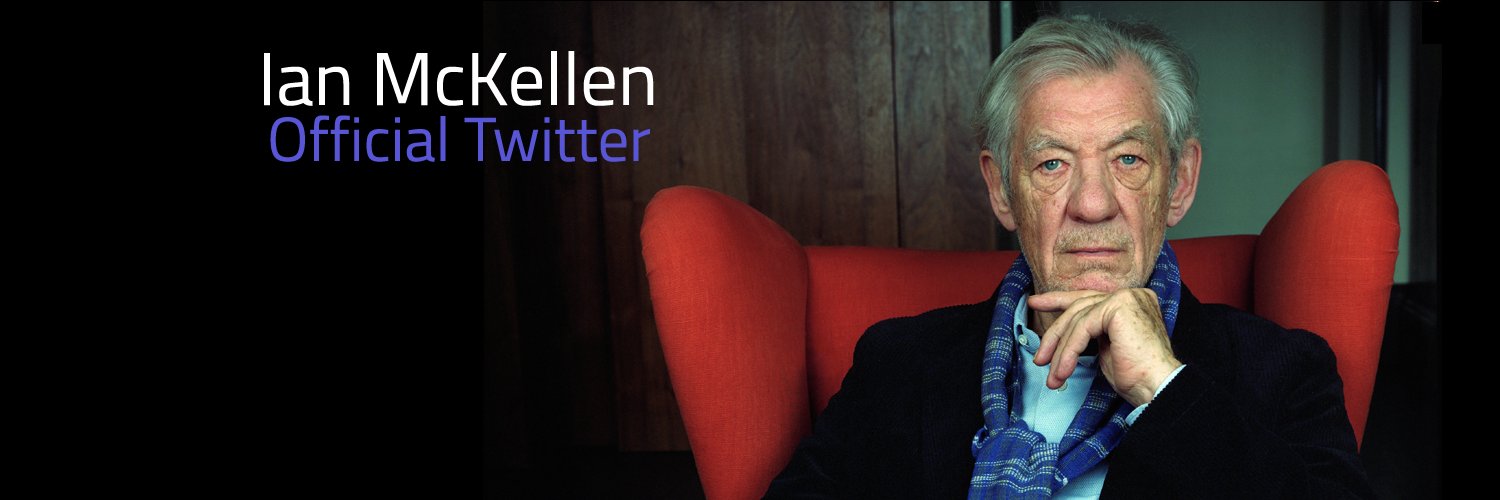 Ian McKellen's banner