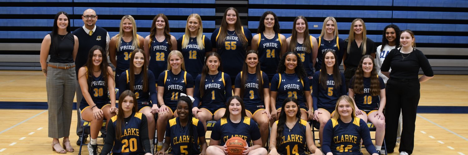 Clarke Pride Women's Basketball's banner