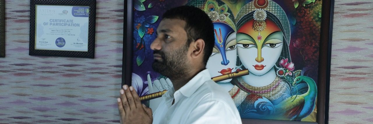 Mahendra Kumar Gurjar's banner