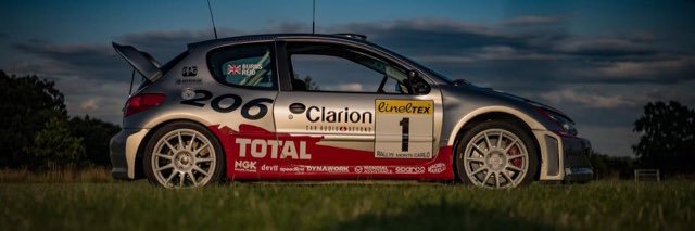 206WRC tribute's banner