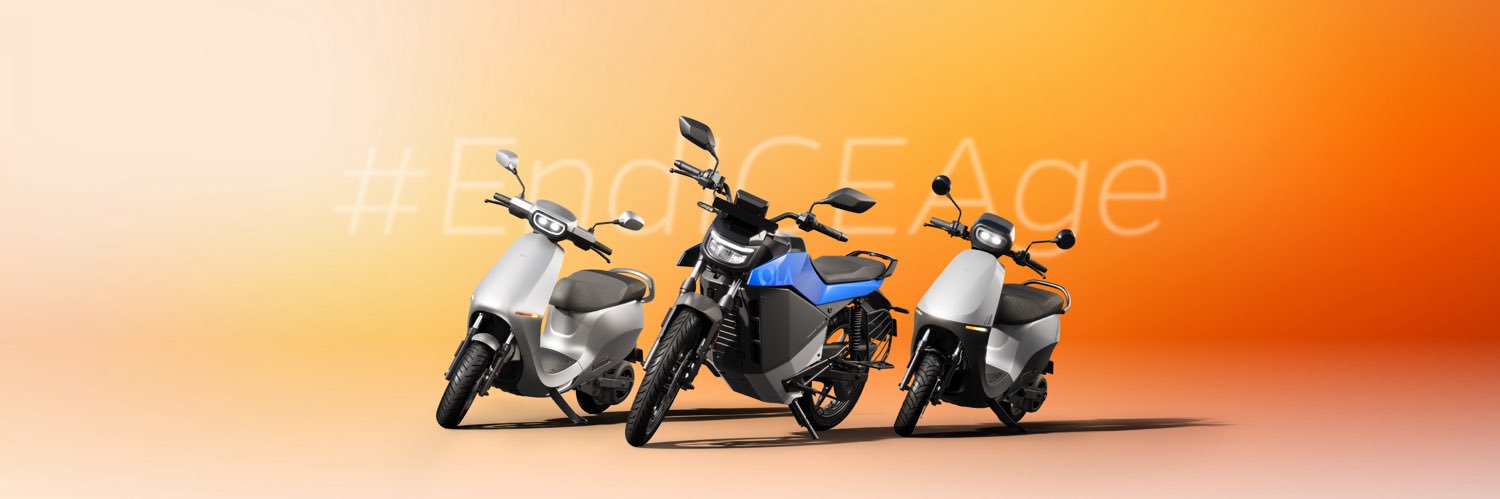 Ola Electric's banner