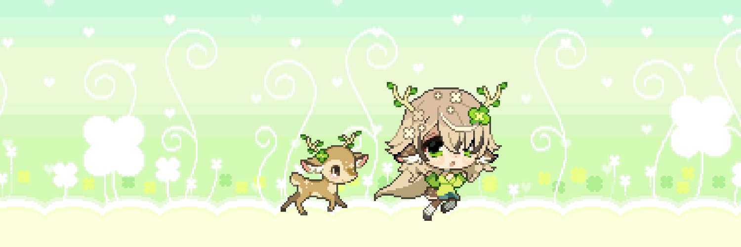 mimpish ☘️ pixel artist's banner