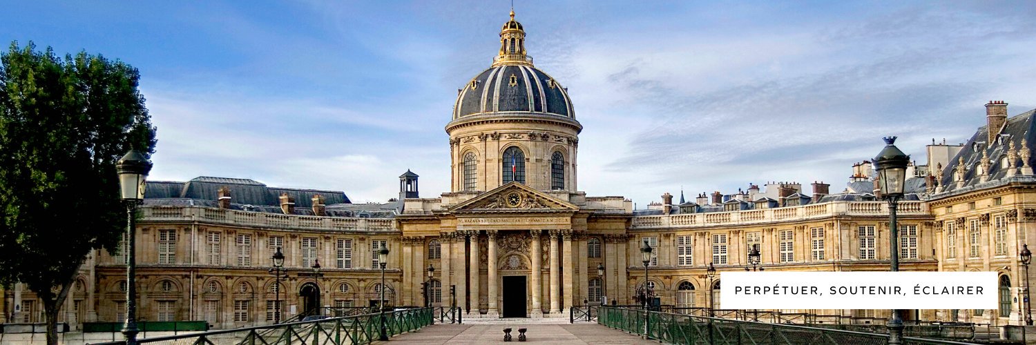 Institut de France's banner