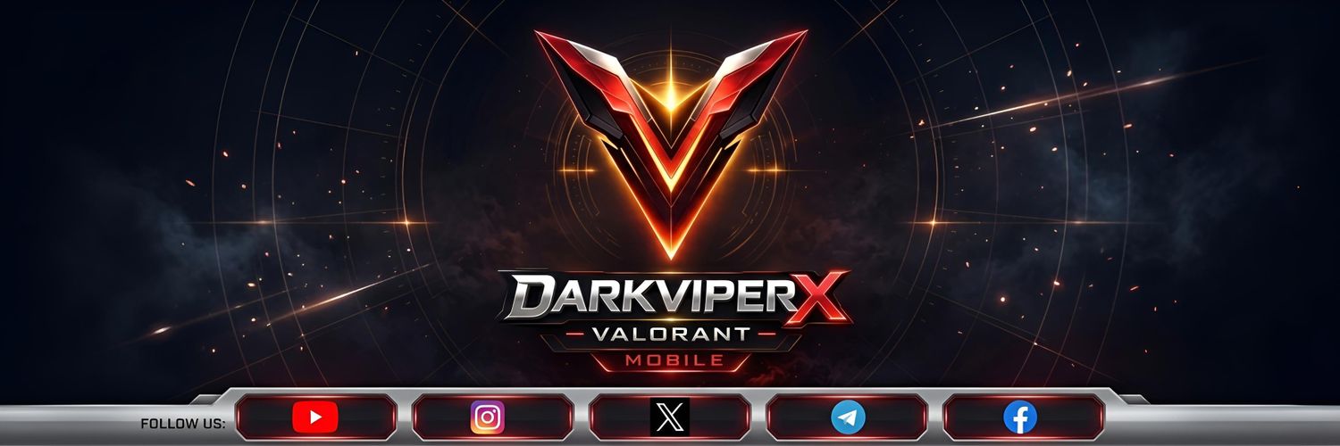 DarkViperX Valorant Mobile's banner