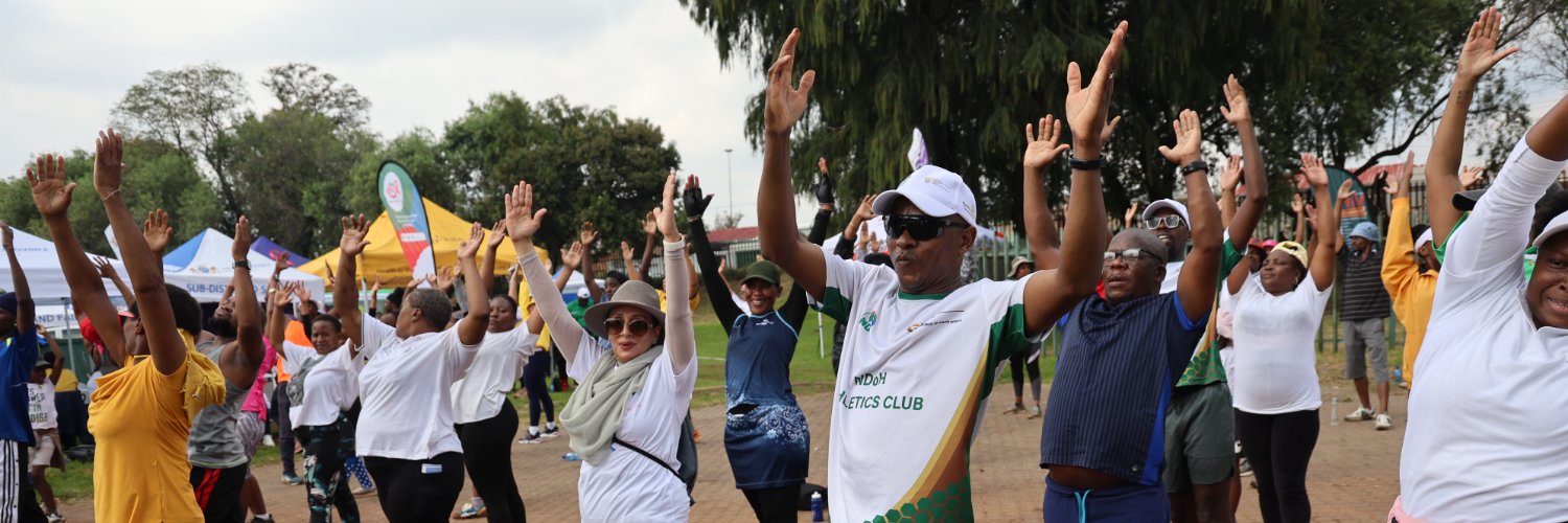 WHO South Africa's banner