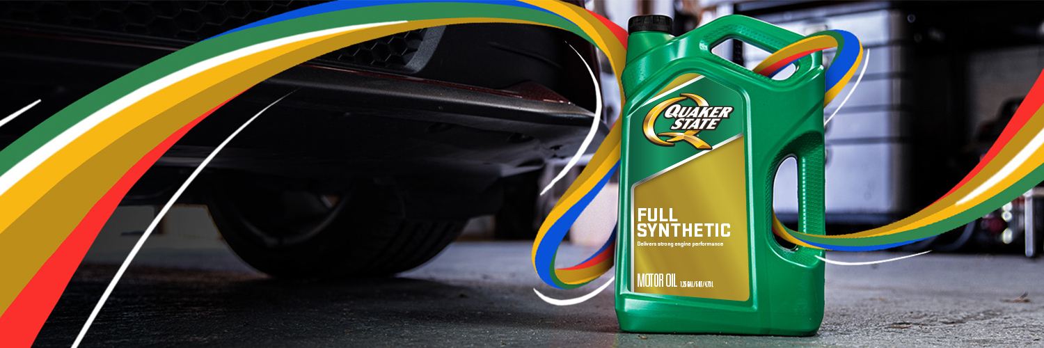 Quaker State's banner