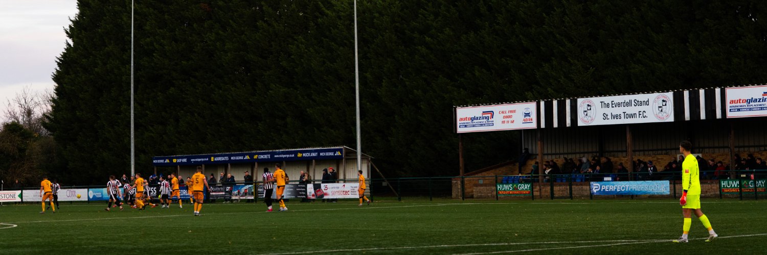 St Ives Town FC's banner