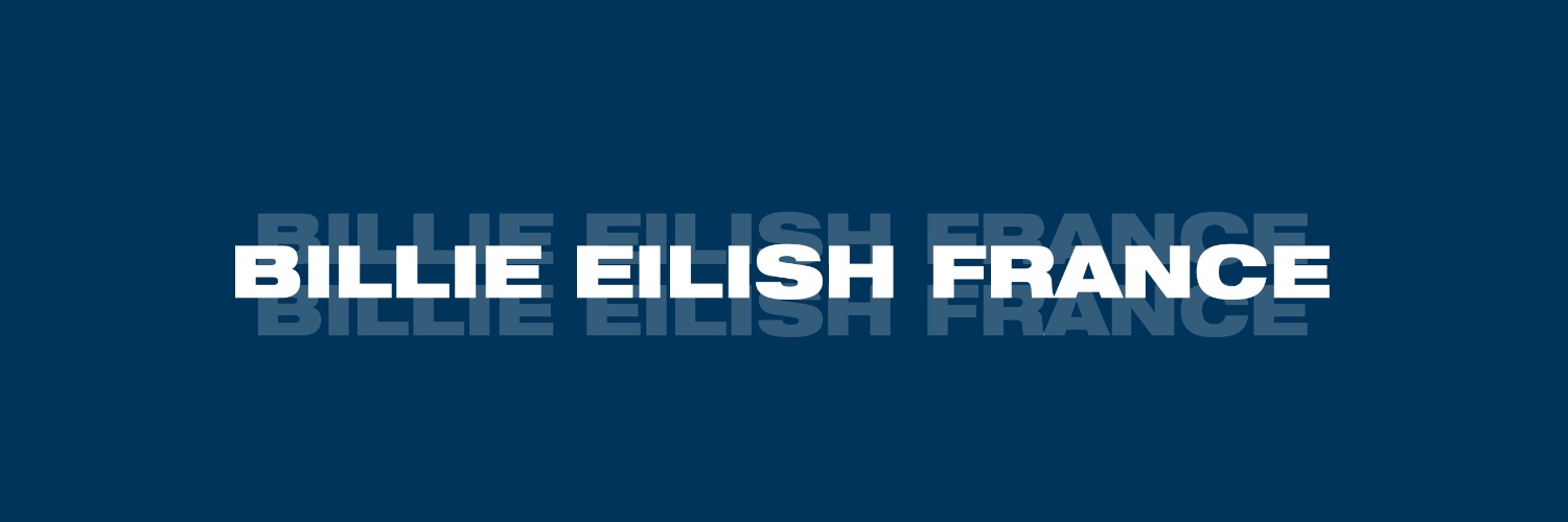 Billie Eilish France's banner