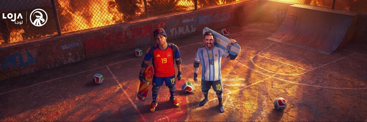 Messi World's banner