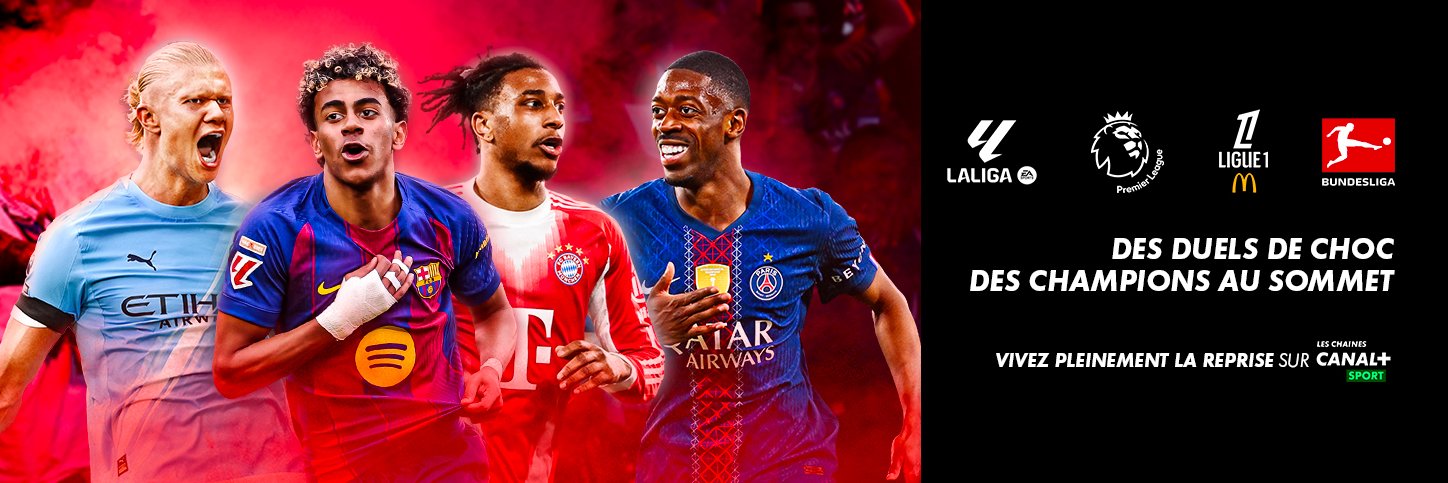 CANAL+ SPORT Afrique's banner