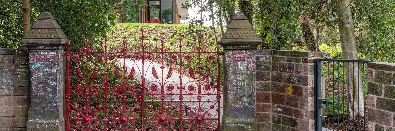 Strawberry Field Liverpool's banner