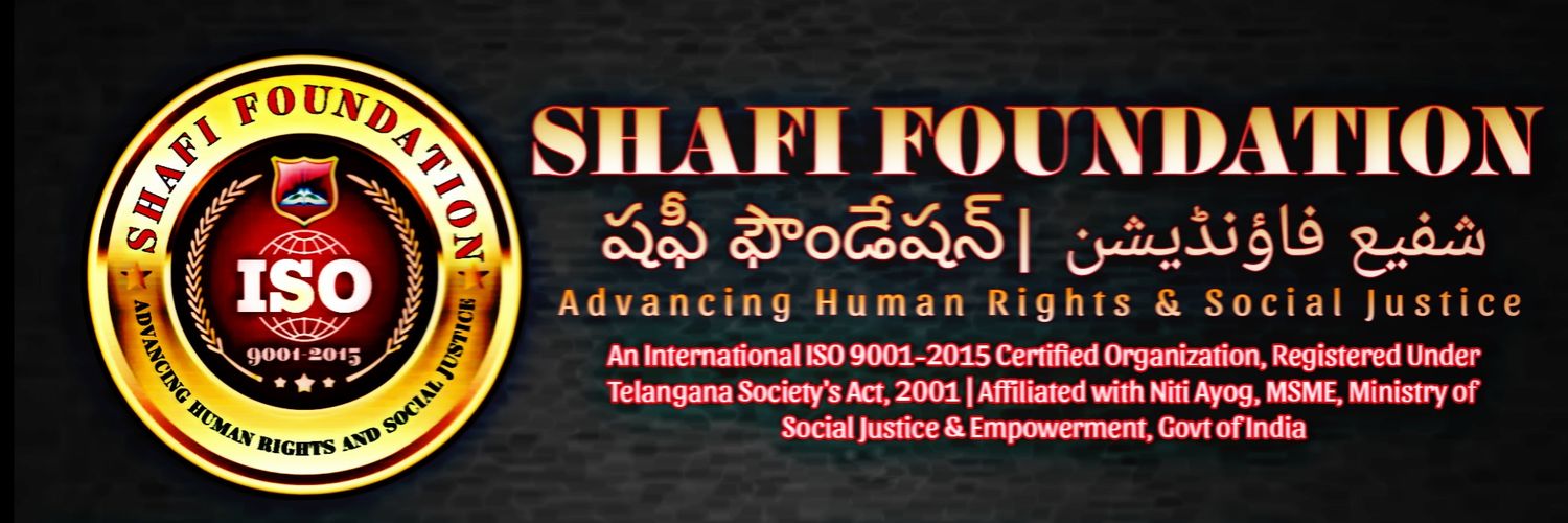 𝐒𝐇𝐀𝐅𝐈 𝐅𝐎𝐔𝐍𝐃𝐀𝐓𝐈𝐎𝐍🇮🇳 | محمد شافي |'s banner