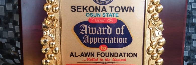 Al-Awn Foundation's banner