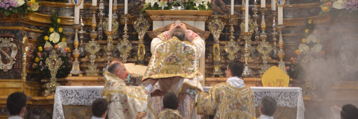 Institute of Christ the King Sovereign Priest's banner