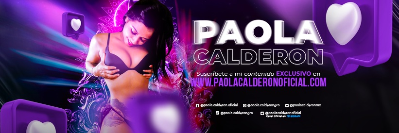 Paola Calderón's banner