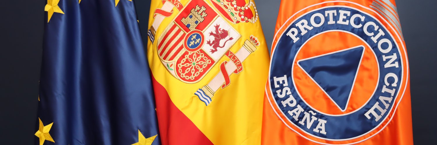 Protección Civil's banner