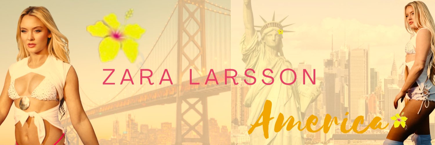 Zara Larsson America's banner