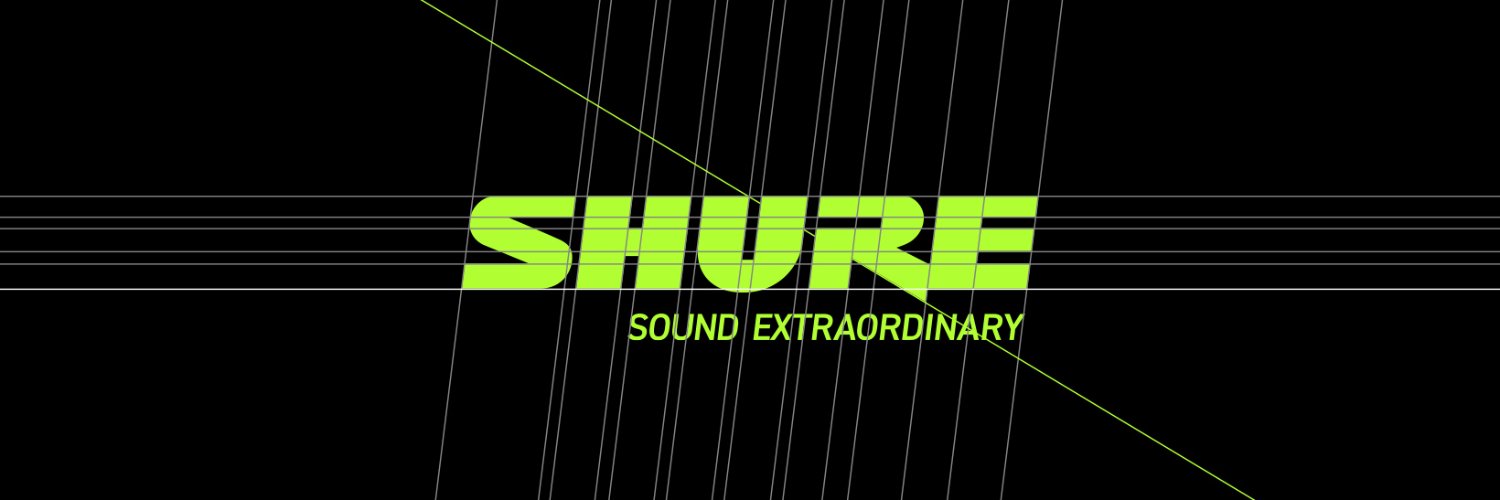 Shure's banner