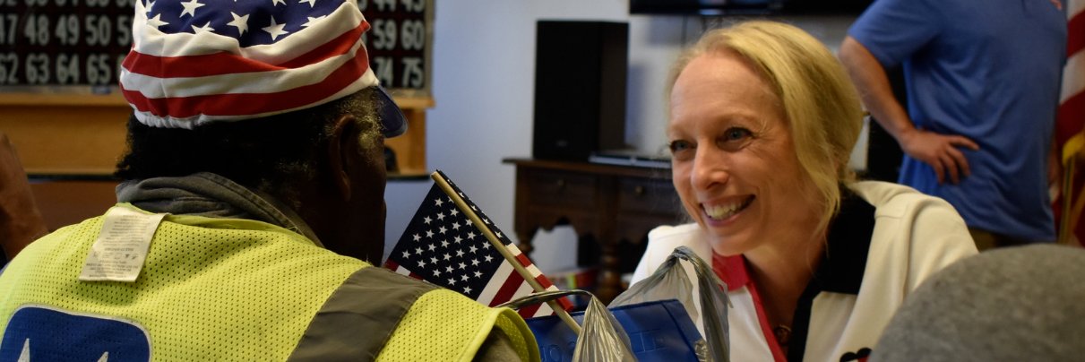 Congresswoman Mary Gay Scanlon's banner