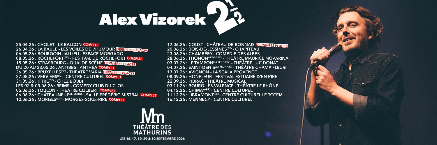 Alex Vizorek's banner
