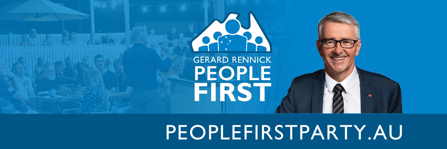 Gerard Rennick's banner